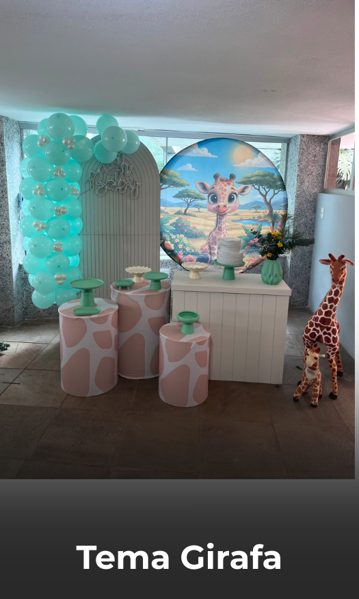 decoração infantil girafa pegue e monte