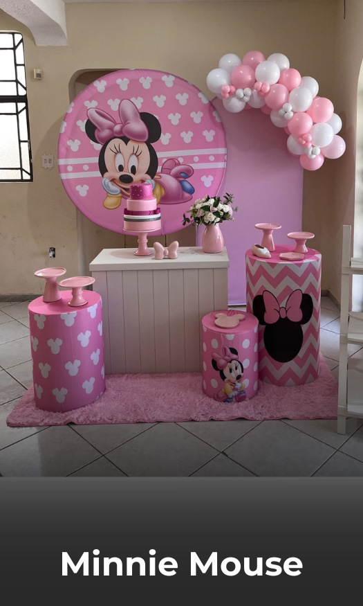 tema Minnie Mouse pegue e monte
